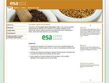 Tablet Screenshot of esa-spices.org